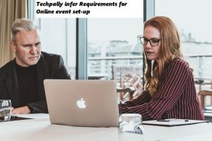 Techpally infer Requirements for Online event set-up